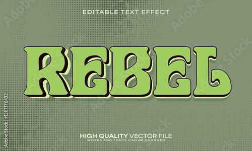 Retro classic text effect, editable text effect and vintage 3d font style bold shadow oldschool poster design