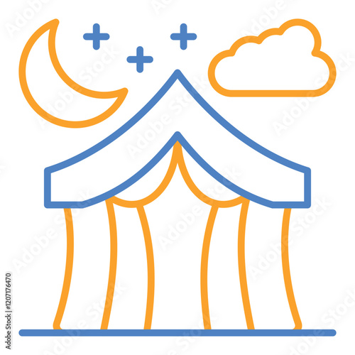 Night camp Icon