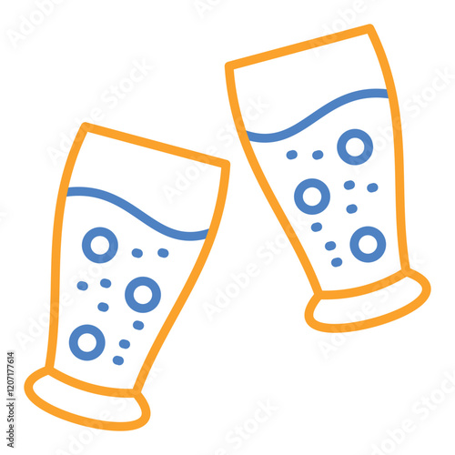 Juice glasses Icon