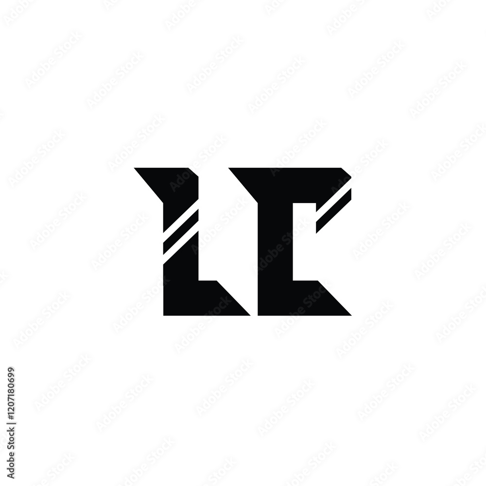LC monogram logo design letter text name symbol monochrome logotype alphabet character simple logo LC monogram logo design letter text name symbol monochrome logotype alphabet character simple logo