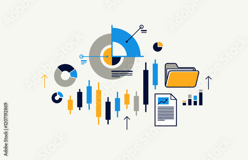 Abstract stats infographics...