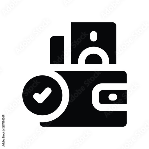 solvency solid icon. vector icon for your website, mobile, presentation, and logo design.