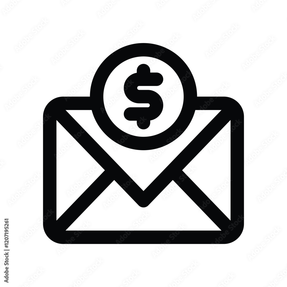 salary line icon. vector icon for your website, mobile, presentation, and logo design. salary line icon. vector icon for your website, mobile, presentation, and logo design.