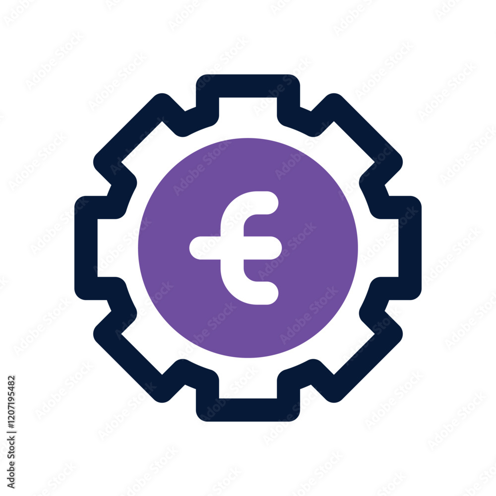 euro dual tone icon. vector icon for your website, mobile, presentation, and logo design. euro dual tone icon. vector icon for your website, mobile, presentation, and logo design.