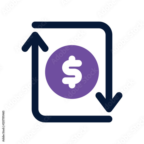 transfer dual tone icon. vector icon for your website, mobile, presentation, and logo design.
