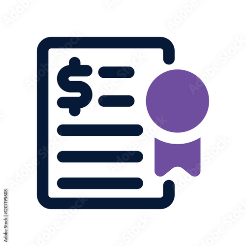 legal budgeting dual tone icon. vector icon for your website, mobile, presentation, and logo design.