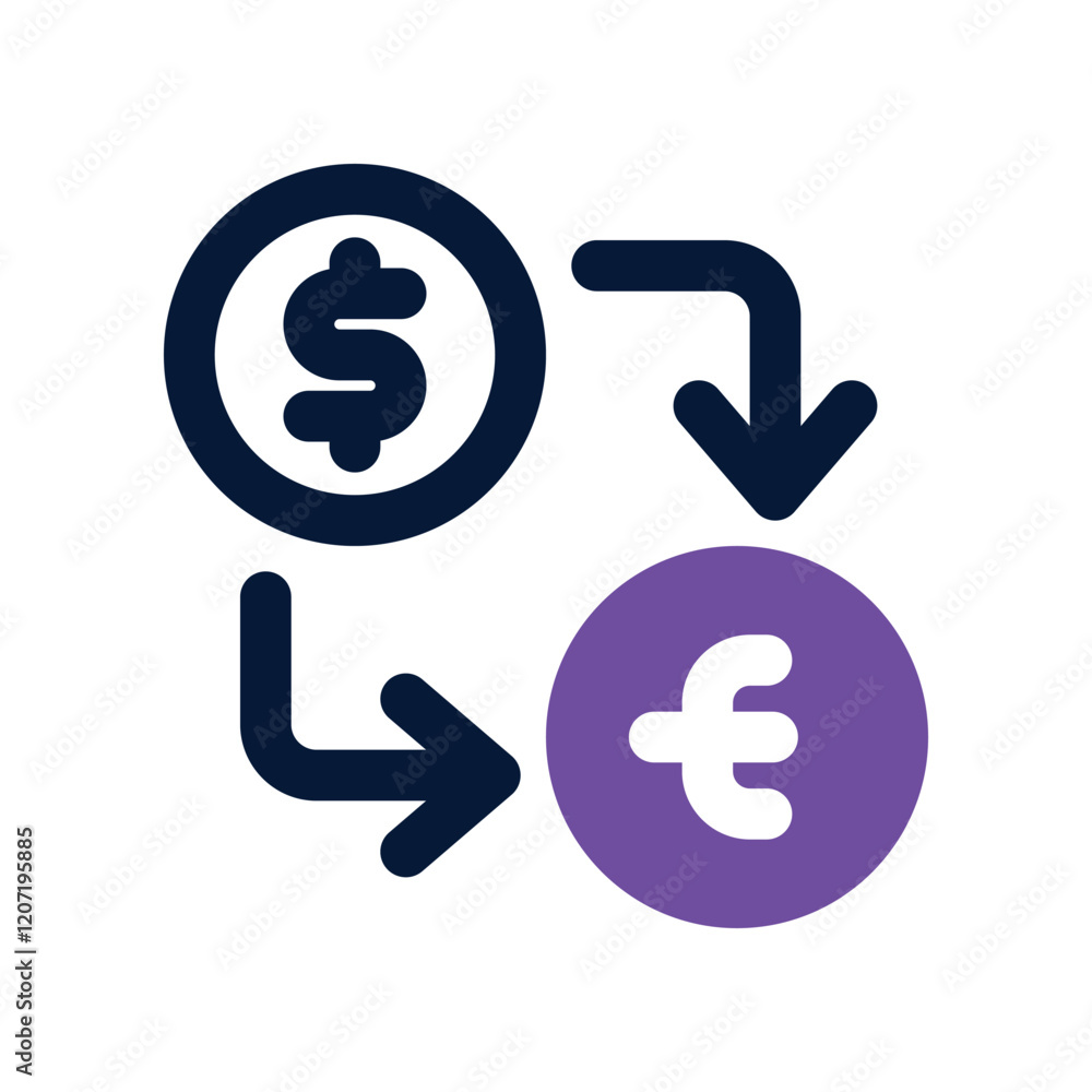 exchange dual tone icon. vector icon for your website, mobile, presentation, and logo design. exchange dual tone icon. vector icon for your website, mobile, presentation, and logo design.