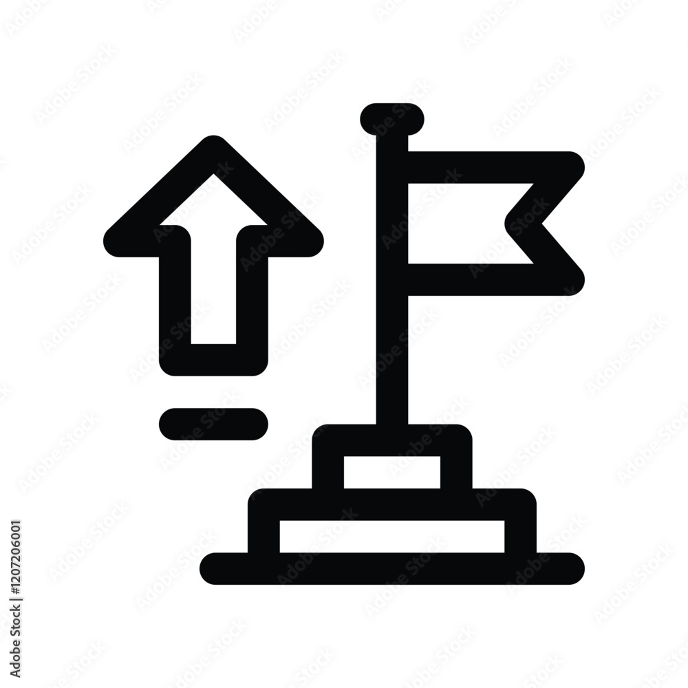 podium line icon. vector icon for your website, mobile, presentation, and logo design. podium line icon. vector icon for your website, mobile, presentation, and logo design.