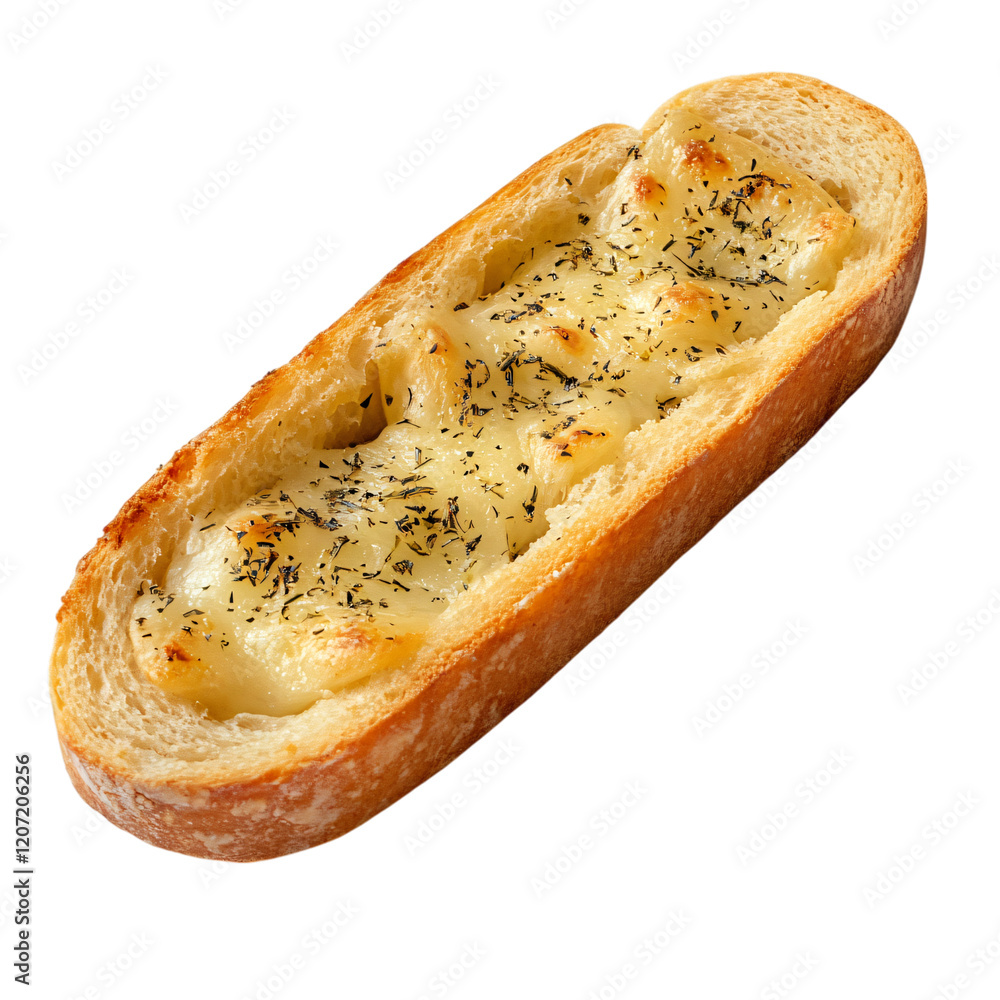 Garlic bread isolated on transparent background Garlic bread isolated on transparent background