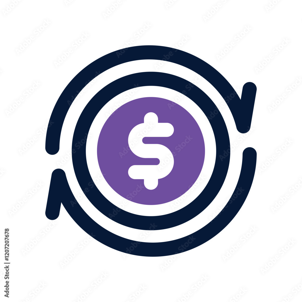 coin dual tone icon. vector icon for your website, mobile, presentation, and logo design. coin dual tone icon. vector icon for your website, mobile, presentation, and logo design.