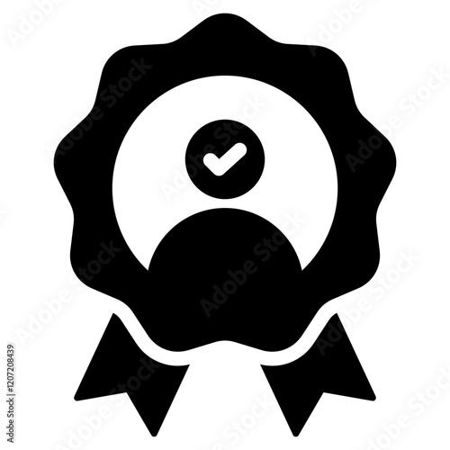 Authenticity Glyph Icon