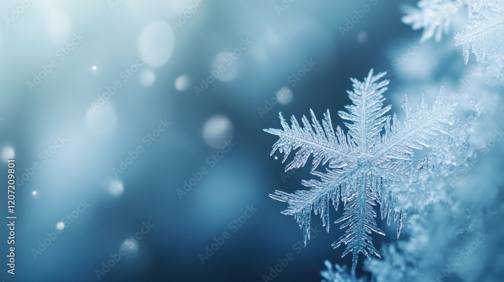 Intricate ice patterns reveal nature's artistry with delicate snowflakes and deep blue backgrounds showcasing winter's beauty Intricate ice patterns reveal nature's artistry with delicate snowflakes and deep blue backgrounds showcasing winter's beauty
