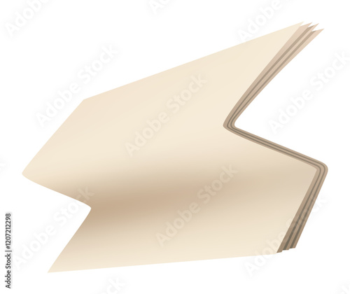 Folded newspaper. Modern news publication. Newspaper icon. Periodical printing product, daily news and sport, food and medicine, business information, latest press