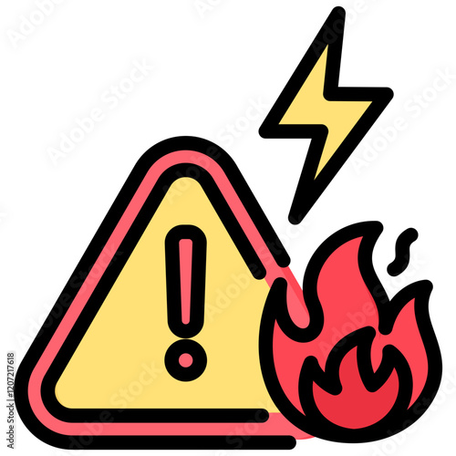 Crisis Outline Color Icon