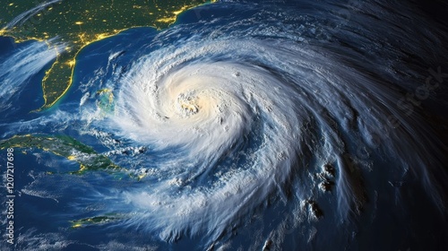 Photos A hurricane viewed from space over Florida.