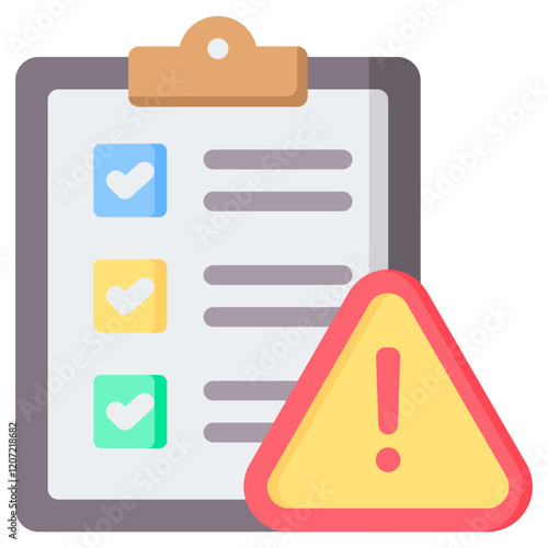 Risk Assessment Flat Icon