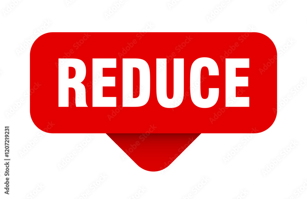 reduce sticker. reduce sign on transparent background reduce sticker. reduce sign on transparent background