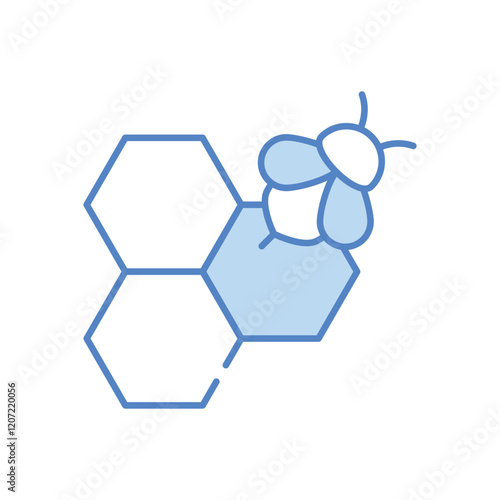 Honeycomb vector icon