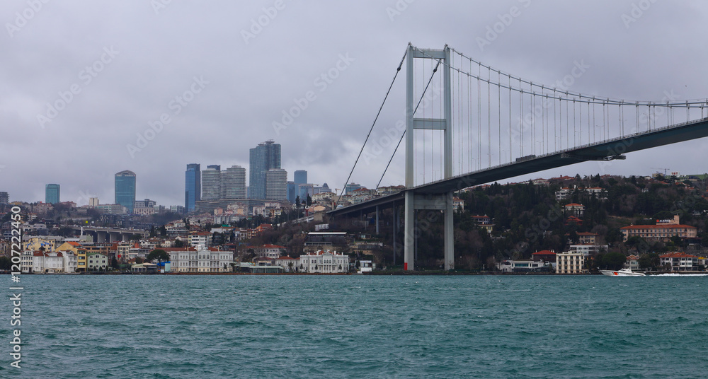 Stambuł, Turkey, Bosfor, panorama miasta, woda, niebo, gród, krajobraz, architektura, stambuł, budowa, wybrzeze Stambuł, Turkey, Bosfor, panorama miasta, woda, niebo, gród, krajobraz, architektura, stambuł, budowa, wybrzeze
