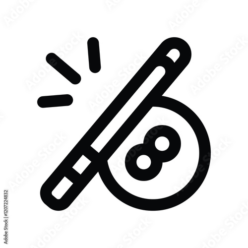 billiard line icon. vector icon for your website, mobile, presentation, and logo design.