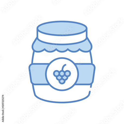 Raspberry Honey vector icon