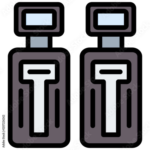 Self Service Terminal Outline Color Icon