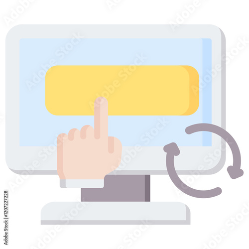 Subscription Renewal Flat Icon