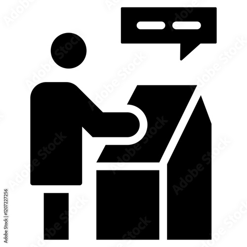 Self Service Glyph Icon