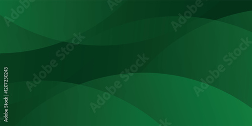 Abstract green wavy background. Vector EPS 10
