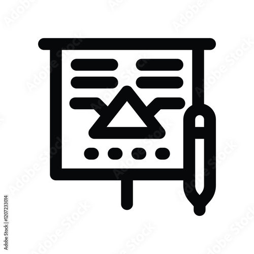 mathematics line icon. vector icon for your website, mobile, presentation, and logo design.