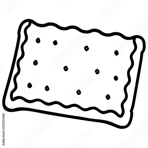 Pop Tart Vector Illustration