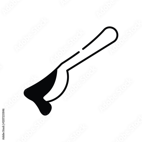Honey Spoon vector icon