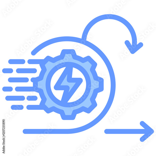 Agility Blue Icon