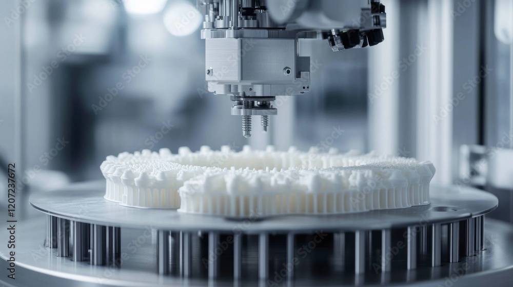 Precise 3D printing of a dental model using advanced robotic technology Precise 3D printing of a dental model using advanced robotic technology
