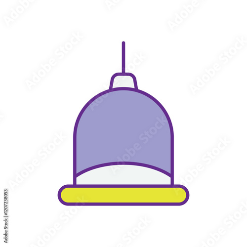 Cupping Therapy Cups vector icon stock illustration