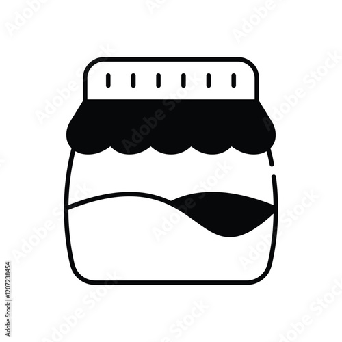 Raw Honey vector icon