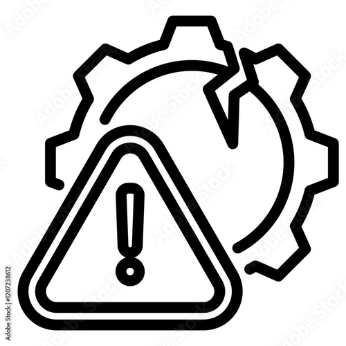 Disruption Outline Icon