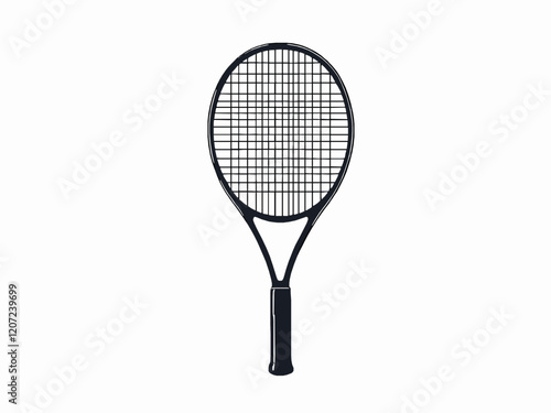 tennis racket and ball