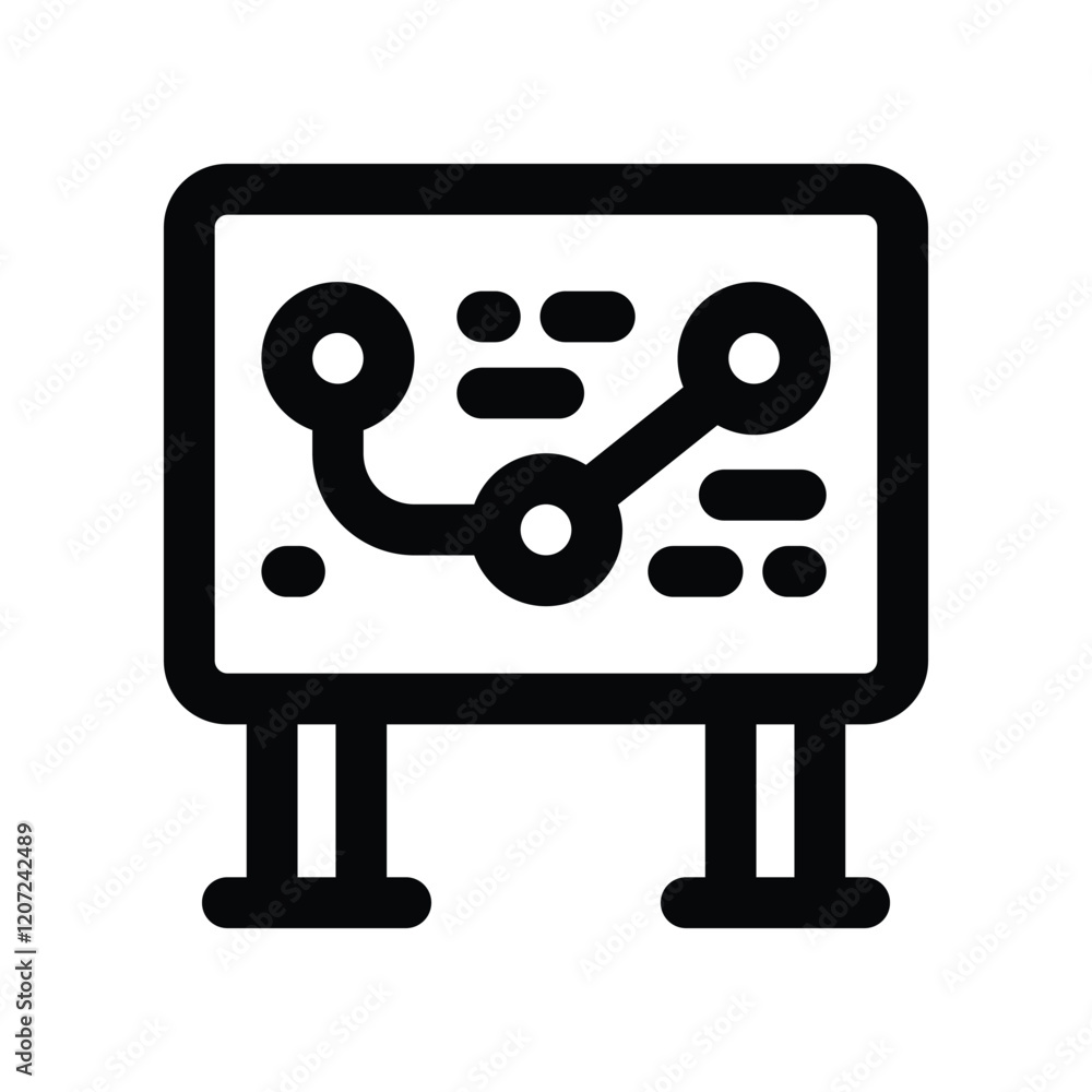 route icon. vector line icon for your website, mobile, presentation, and logo design. route icon. vector line icon for your website, mobile, presentation, and logo design.