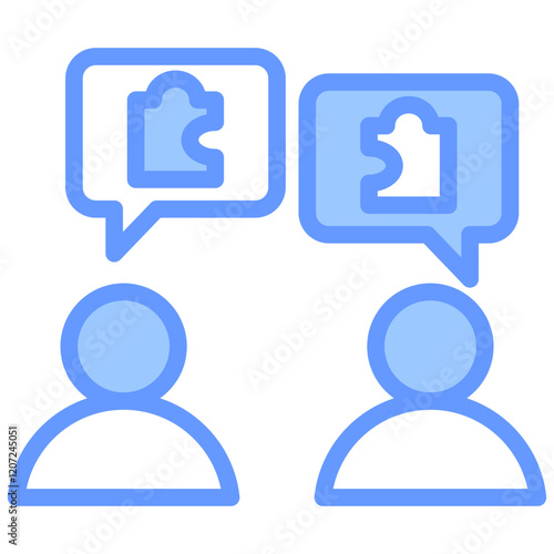 Discussion Blue Icon