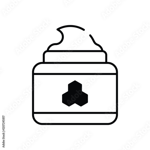Honey Scrub vector icon