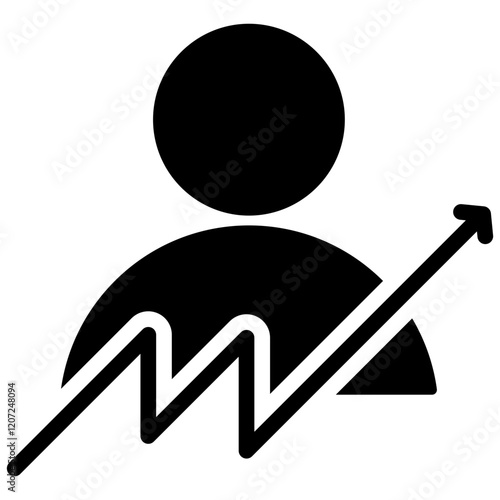 Personal Development Glyph Icon