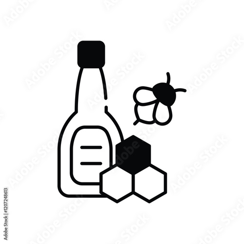Honey Liqueur vector icon