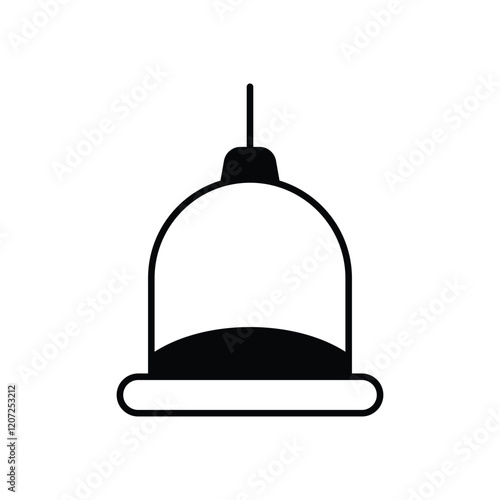 Cupping Therapy Cups vector icon stock illustration
