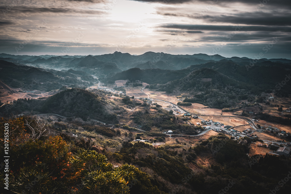 山からの風景 山からの風景