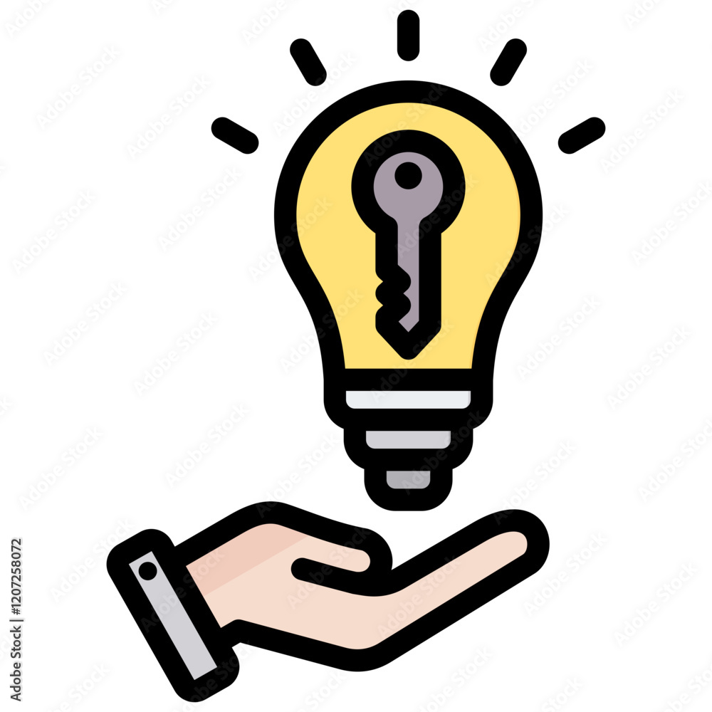 Problem Solving Outline Color Icon Problem Solving Outline Color Icon