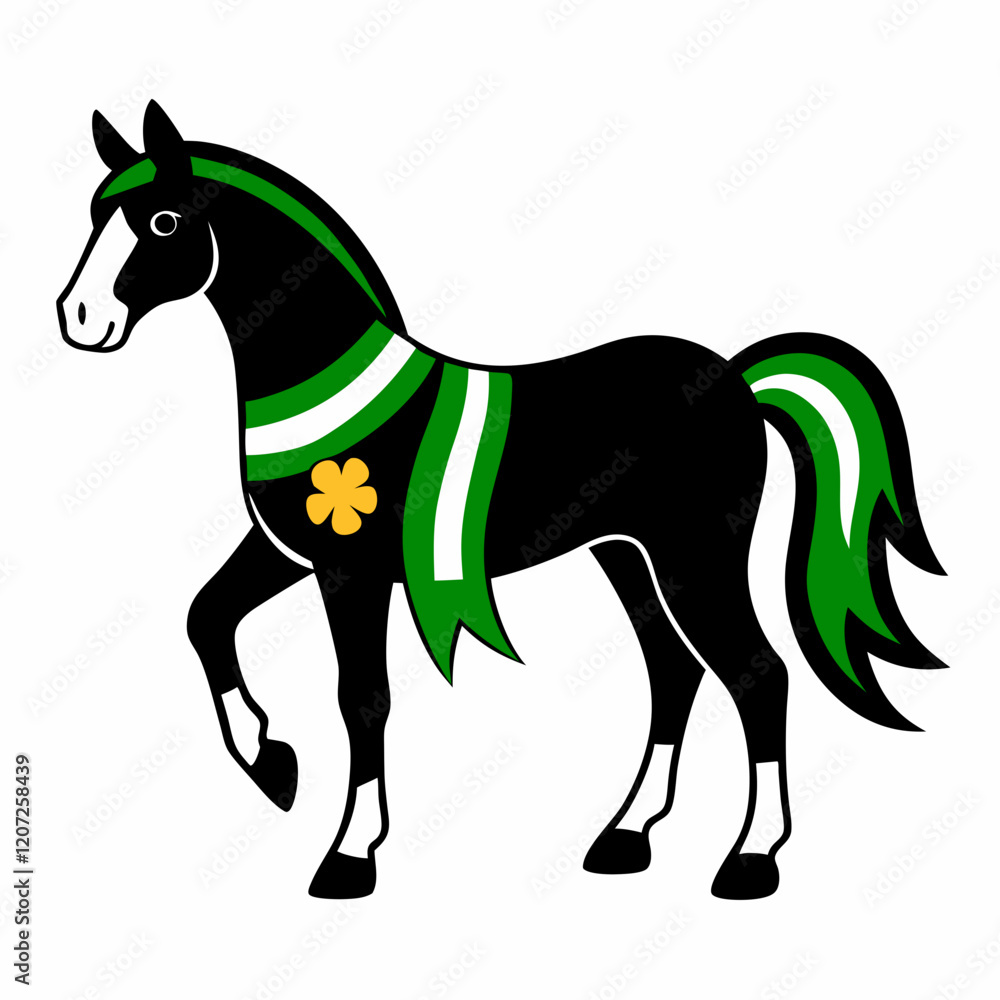 Obraz premium Happy St. Patrick Day Vector Illustration