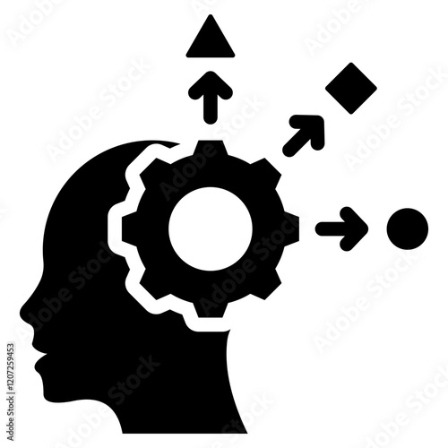 Adaptability Glyph Icon