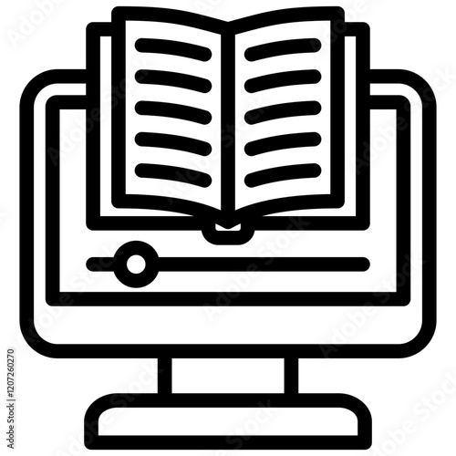 Online Course Outline Icon