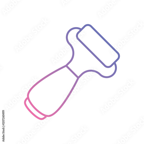 Guasha Massager vector icon stock illustration